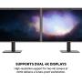 Belkin Thunderbolt 3 Dock Plus w/ 2.6ft Thunderbolt 3 Cable (Thunderbolt Dock for macOS and Windows) Dual 4K @60Hz, 40Gbps Transfer Speeds, 60W Upstream Charging