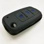 Coolbestda Silicone 3 Buttons Flip Key Fob Remote Cover Case Keyless Entry Protector Jacket Holder for VW Volkswagen Jetta GTI Passat Golf Tiguan Touareg Beetle