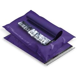 Amiff Pack of 100 Dark Purple Poly Mailers 6x9 Multipurpose Shipping Bags 6 x 9 Packaging Envelope Mailers 2 Mil Thick. Peel and Seal, Waterproof, Lightweight. Wrapping, Packing