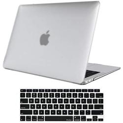 ProCase MacBook Air 13 Inch Case 2020 2019 2018 Release A2337 M1 A2179 A1932, Hard Case Shell Cover for MacBook Air 13-inch Model A2179 A1932 with Keyboard Skin Cover -Matte Clear
