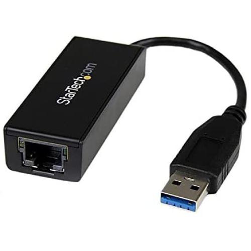 StarTech.com USB 3.0 to Gigabit Ethernet Adapter - 10/100/1000 NIC Network Adapter - USB 3.0 Laptop to RJ45 LAN (USB31000S)