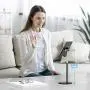 Cell Phone Stand, OMOTON Angle Height Adjustable Phone Stand, Aluminum Desktop Phone Holder Dock Stand for Desk, Compatible with iPhone 11/Xr/Xs Max, All Smartphones and All Tablets(4-11), Black Cell Phone Stand, OMOTON Angle Height Adjustable Phone Stand, Aluminum Desktop Phone Holder Dock Stand for Desk, Compatible with iPhone 11/Xr/Xs Max, All Smartphones and All Tablets(4-11), Black