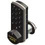 KeyGuard SL-8548-E Electronic Key Cabinet, 48 Hook, Black Finish