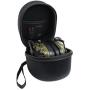 Caseling Hard Case for Howard Leight Impact Sport OD Electric Earmuff. - Includes Mesh Pocket for Accessories. - Black