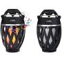 Ablily&Ganbana Led Flame Speakers,Flame Torch Warm Atmosphere Speaker Bluetooth 4.2 Wireless Portable Outdoor Indoor HD Audio Speaker with LED Flickers Warm Night for iPhone/iPad/Android (2 Pack)