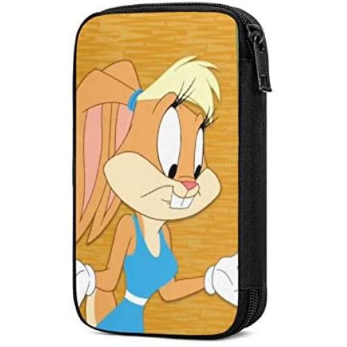 Hxuedan Lola Bunny Looney Tunes The Data Cable Storage Bag is A Portable and Independent Design SuitableVFor Travelers to Place The Data Cable, Earphone and Electronic Product Data Cable Storage Bag