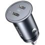 USB C Car Charger, Mini 36W Metal PD 3.0 Fast Car Charger AINOPE Type C Car Charger Dual Port Cigarette Lighter Adapter with 12/12 Pro Max/12 Mini/11 Pro/XR/XS/8, Galaxy S21+ S20+, Pixel 4a, iPad Pro