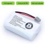 QBLPOWER BT-1007 Rechargeable Cordless Telephone Batteries Compatible with Uniden BT1007 BBTY0651101 BT904 BT-904 BT1015 BBTY0460001 BBTY0510001 BBTY0700001 Panasonic HHR-P506 HHR-P506A(Pack of 4)