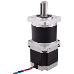 STEPPERONLINE 50:1 Nema 23 Geared Stepper Motor L=56mm High Precision Planetary Gearbox for 3D Printer DIY CNC