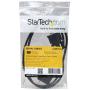 StarTech.com 1m Black Straight Through DB9 RS232 Serial Cable - DB9 RS232 Serial Extension Cable - Male to Female Cable (MXT1001MBK)