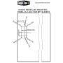 FJM Security Products Combi-Cam E, 7910-K10, Electronic Cabinet Lock, Black Finish