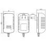 AC to DC Converter 2A 24W Car Cigarette Lighter Socket 110-240V to 12V AC/DC Power Adapter