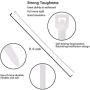 Multi-Purpose Nylon Zip Ties - (100 Piece) 8 Inch Self Locking Cable Ties. White