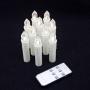 EuroFone LED Christmas Candlea Multi-Function Electronic Control LED Candle Light, 10pcs / Set (Warm White-Ivory)