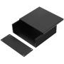 DIY Aluminum Project Box Electronic Junction Box Aluminum Cooling Box Enclosure Case Shell 4 inch Circuit Board Box 40100110mm Black