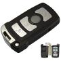 Waray 4 Button Remote Car Key Shell Fob Case for BMW 7 Series 745i 750i 750Li 760i 760Li Smart Key Fob Cover Waray 4 Button Remote Car Key Shell Fob Case for BMW 7 Series 745i 750i 750Li 760i 760Li Smart Key Fob Cover