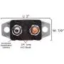 Fastronix 30A 12V Type 1 Automatic Reset Circuit Breaker with Cover