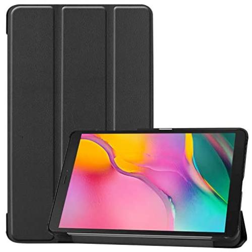 ProCase Galaxy Tab A 8.0 2019 Case T290 T295, Slim Light Cover Trifold Stand Hard Shell Folio Case for 8.0 inch Galaxy Tab A 2019 Without S Pen Model SM-T290 (Wi-Fi) SM-T295 (LTE) –Black