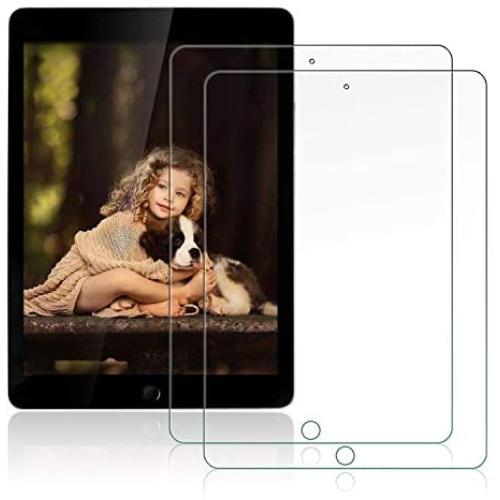 OKP [2 Pack] New Screen Protector for iPad 8th Generation 10.2 inch (2020 Release)/ iPad 7th Generation (2019), Clear Tempered Glass Film with Anti-Scratch/High Definition/Bubble Free
