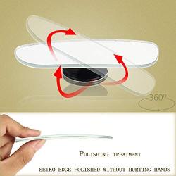 Car blind spot mirror 2PCS, long frameless high-definition glass convex rearview mirror, 360°rotation adjustment, suitable for all cars, off-road vehicles, trucks and trucks