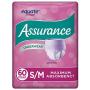 PACK OF 2 - Assurance Incontinence Underwear for Women, Maximum, S/M, 60 Ct