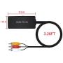 HDMI to RCA Converter, HDMI to Composite Video Audio Converter Adapter, HDMI to AV, Supports PAL/NTSC for PS4, Xbox, Switch, TV Stick, Roku, Blu-Ray, DVD Player,
