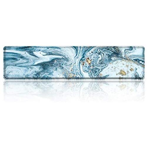 iLeadon Keyboard Wrist Rest Pad, Ergonomic Wrist Support with High Density Memory Foam & Stitched Edges, 16.5 x 3.5-inch 1.8cm Thick for Gaming Working Typing Wrist Pain Pressure Ease, Gilding Marble iLeadon Keyboard Wrist Rest Pad, Ergonomic Wrist Support with High Density Memory Foam & Stitched Edges, 16.5 x 3.5-inch 1.8cm Thick for Gaming Working Typing Wrist Pain Pressure Ease, Gilding Marble