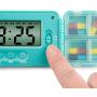 TabTime Super 8 Electronic Pill Dispenser Medication Alarm - 8 Audio Visual Reminders - 2 Volume Settings - 8 Dispensers for 6 Caps Each - Designed for Parkinson’s - Pill Box with Alarm