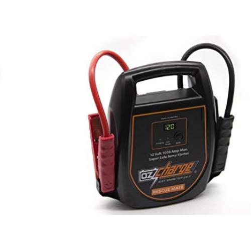 OzCharge RescueMate 12-Volt Super Capacitor Jump Starter – 1000 Amp