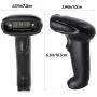 USB Wireless Barcode Scanner,Symcode Handheld Laser Barcode Reader (2.4GHz Wireless & USB2.0 Wired) Rechargeable Cordless 1D Barcode Scanner Bar Code Reader Wireless