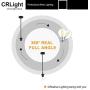 CRLight 2W LED Globe Dimmable Bulb 4000K Daylight White, 30W Equivalent E26 Base Vintage Edison Style Tiny G14 Clear Globe Light Bulbs for Chandelier Ceiling Fan Bathroom Vanity Mirror, 8 Pack