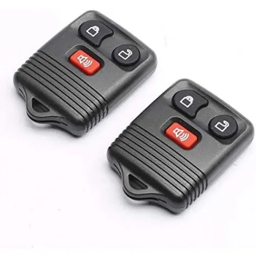 CENTAURUS Car Key Fob (Set of 2) Keyless Entry Remote 3 Button Replacement for 1998-2016 F150 F250 F350 - CWTWB1U331, CWTWB1U212, CWTWB1U345, GQ43VT11T Black CENTAURUS Car Key Fob (Set of 2) Keyless Entry Remote 3 Button Replacement for 1998-2016 F150 F250 F350 - CWTWB1U331, CWTWB1U212, CWTWB1U345, GQ43VT11T Black