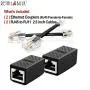 (2 Pack) Ethernet to Phone Line RJ45 Female to RJ11 Male Adapter