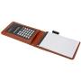 Small Pocket PU Leather Business Notebook Lined Memo Pad Holder Jotter Book Steno Notepad 3.5-Inch X 5.5-Inch Note Pad, Refillable, 8 Digital Calculator, Pen Holder Loop, Metal Ball Point Pen