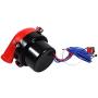 Car Electronic Fake Dump Turbo Valve, Keenso Blow Off Hooter Valve Analog Sound BOV Simulator Kit with Mounting Bracket & Mounting Accessories Red