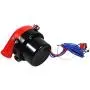 Car Electronic Fake Dump Turbo Valve, Keenso Blow Off Hooter Valve Analog Sound BOV Simulator Kit with Mounting Bracket & Mounting Accessories Red