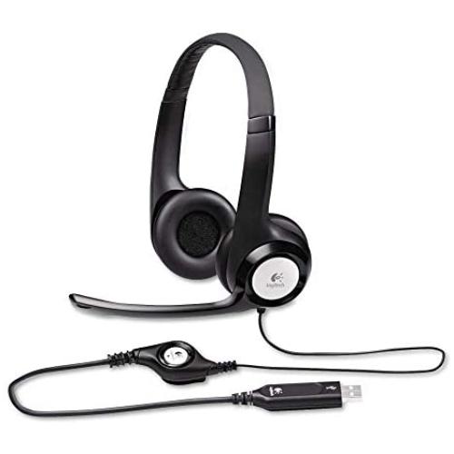 Logitech New logitech h390 USB Headset with noisecanceling Microphone Bulk Packaging, 5.8 Ounce