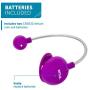 WITHit Clip On Book Light –Violet Heart– LED Reading Light for Books and eBooks, Reduced Glare, Portable and Lightweight, Cute Bookmark Light for Kids and Adults, Batteries Included