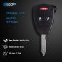 ECCPP 2X Keyless Entry Remote Fob Replacement fit for C-hrysler 200 300 Aspen Sebring/D-odge Avenger Charger Durango Magnum/J-eep Commander Compass Patriot Wrangler OHT692713AA OHT692427AA KOBDT04A