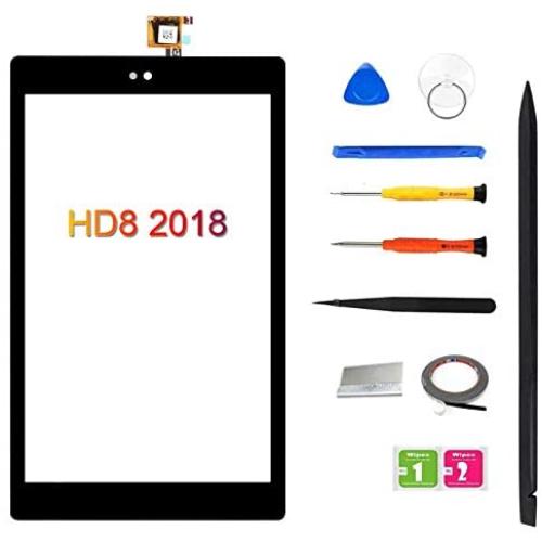 Original Quality Screen Replacement for Amazon Kindle Fire HD8 HD 8 8th Gen 2018 L5S83A, 8Inch Touch Screen Digitizer + Full Repair Kit