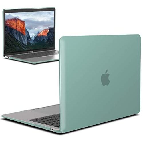 IBENZER New 2020 MacBook Air 13 inch Case M1 A2337 A2179 A1932, Plastic Hard Shell Case for Apple Mac Air 13 Retina Display with Touch ID (2018-2020), Green, MMA-T13GN