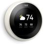 Google Nest Learning Thermostat (3rd Generation) with Nest Temperature Sensor (T5000SF) (White)