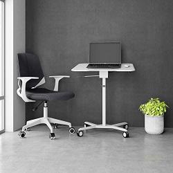Techni Mobili RTA-B008-WHT Laptop Cart, White