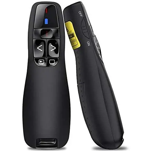 BEBONCOOL Wireless Presenter Remote, 2.4GHz Wireless USB Presenter PowerPoint Remote PPT Clicker for Presentation