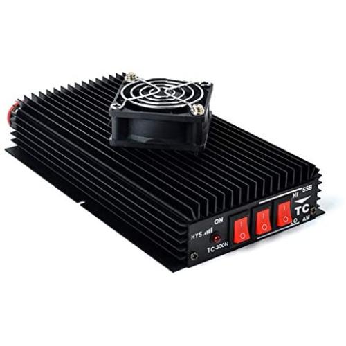 HYS HF Transceiver 3-30Mhz HF Power Amp for 3-30Mhz Handheld Radio with a Mini Fan