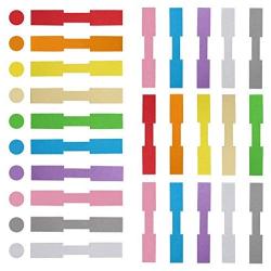 100-Pack EVA Foam Self-Adhesive Cable Label Waterproof Cord Labels Handwriting Cable Organize Wire Tags for Cable Management and Identification for Electronics Computers and More