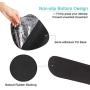 Anyshock Keyboard Wrist Rest Set and Ergonomic Mouse Pad with Wrist Support Memory Foam Filled Non Slip Durable Comfortable Lightweight Wrist Pad for Easy Typing & Pain Relief (Aurora)
