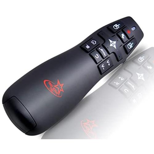 Wireless Powerpoint Presentation Remote Clicker and Keynote Presenter with Wireless Mouse (PR-820) from Red Star Tec