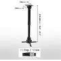 Duronic Projector Mount PB04XL | Bracket Fixing for Ceiling or Wall | 30lbs Capacity | Universal | Heavy Duty | Fittings Included | Rotate 360 °, Swivel 180 °, Tilt 180° for Easy Projection Set-up Duronic Projector Mount PB04XL | Bracket Fixing for Ceiling or Wall | 30lbs Capacity | Universal | Heavy Duty | Fittings Included | Rotate 360 °, Swivel 180 °, Tilt 180° for Easy Projection Set-up