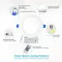 Ensenior 4 Pack 6 Inch Ultra-Thin LED Recessed Ceiling Light with Junction Box, 5000K Daylight, 12W 110W Eqv, Dimmable Can-Killer Downlight, 1050LM High Brightness - ETL and Energy Star Certified